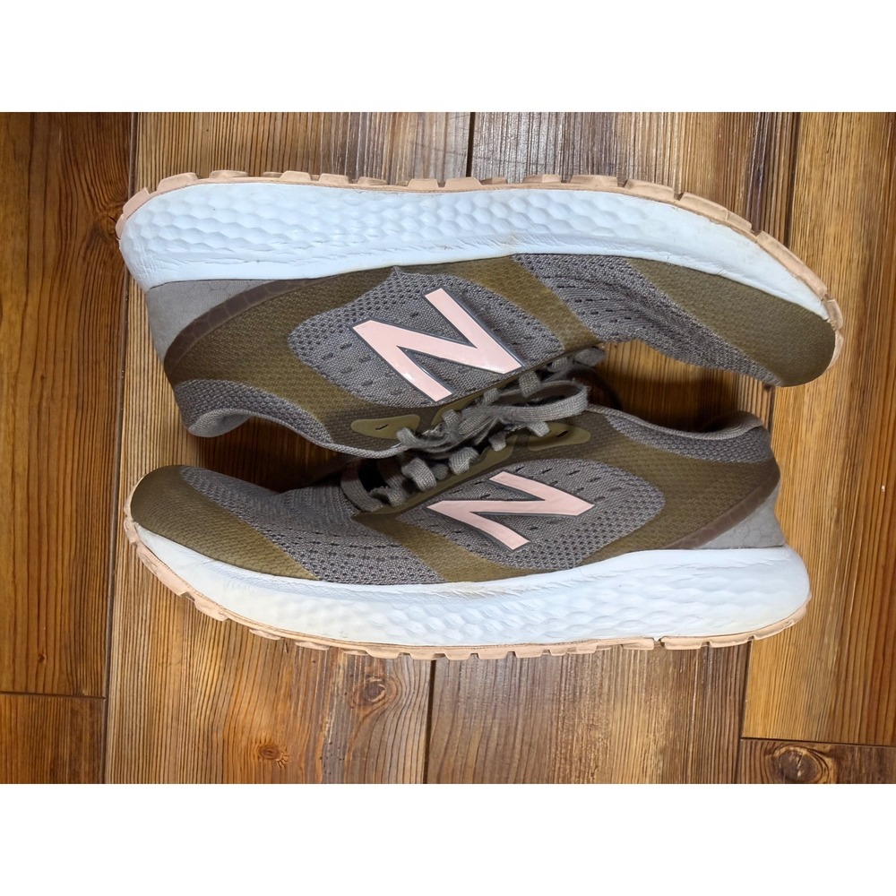New Balance 520 V6 Women Running Shoes Olive Green Pink W520LM6 Size 8